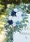 Artificial Dusty Blue Wedding Arch Flower Swags Set of 2, White Floral Garland Decorations for Ceremony Arch, Welcome Sign, Reception Backdrop, Bridal Shower, Engagement and Event Decor